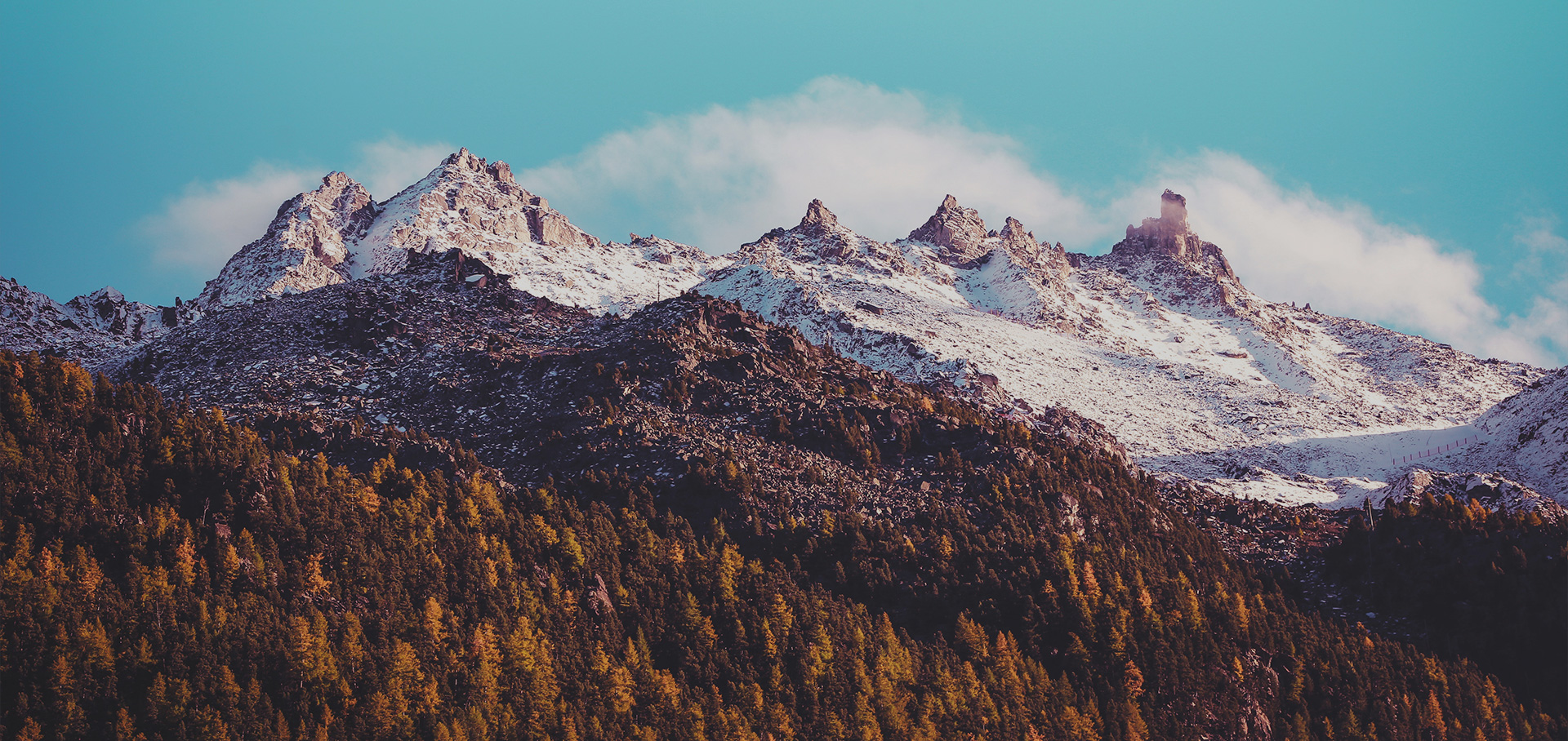 Adventure alpine alps blue sky